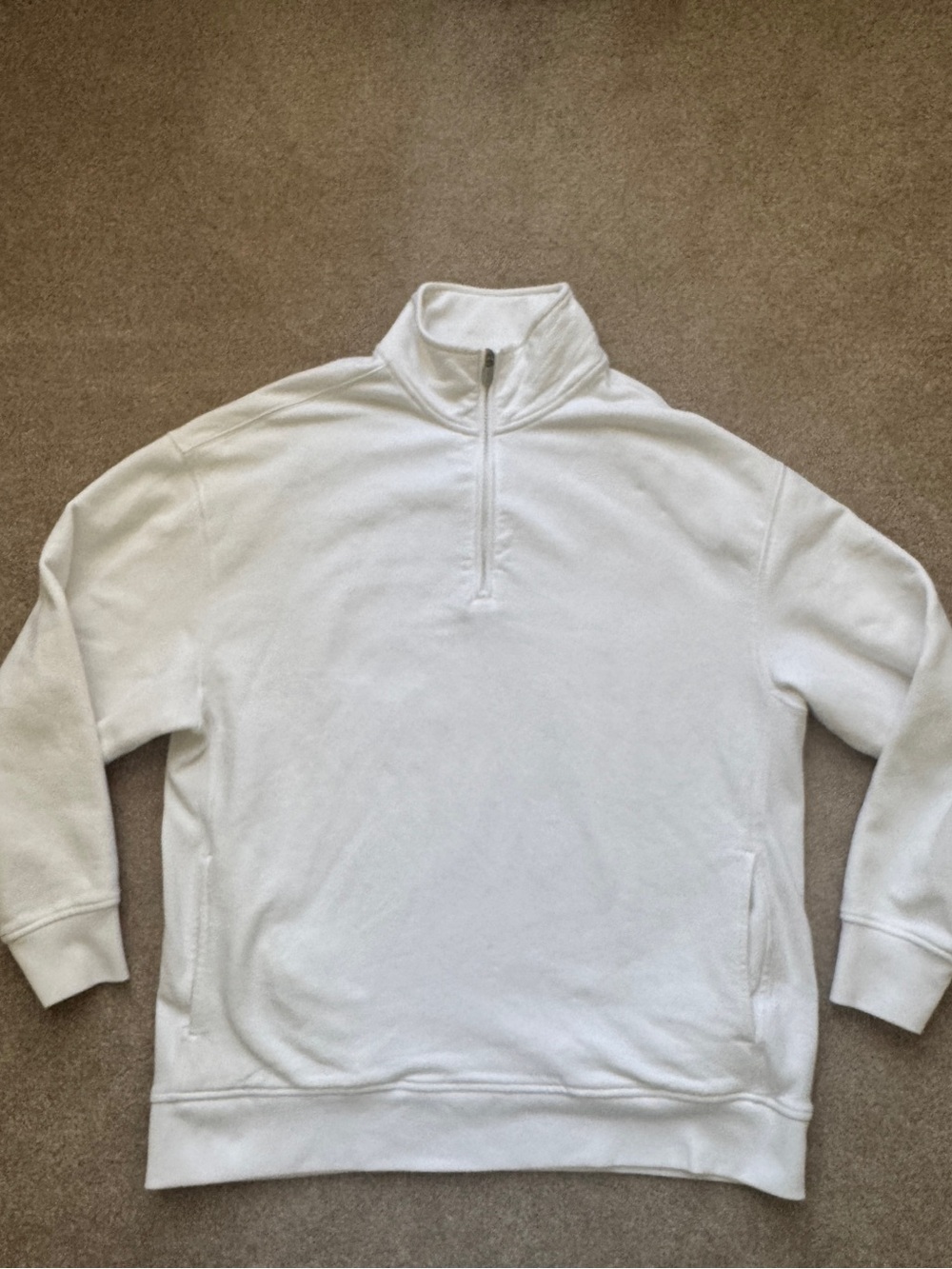 Athleta White Women’s Half-Zip Pullover Sweatshirt
